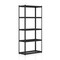 5-tier Metal Shelving Unit With Anti-slip Foot Pad Height Adjustable Shelves For Garage